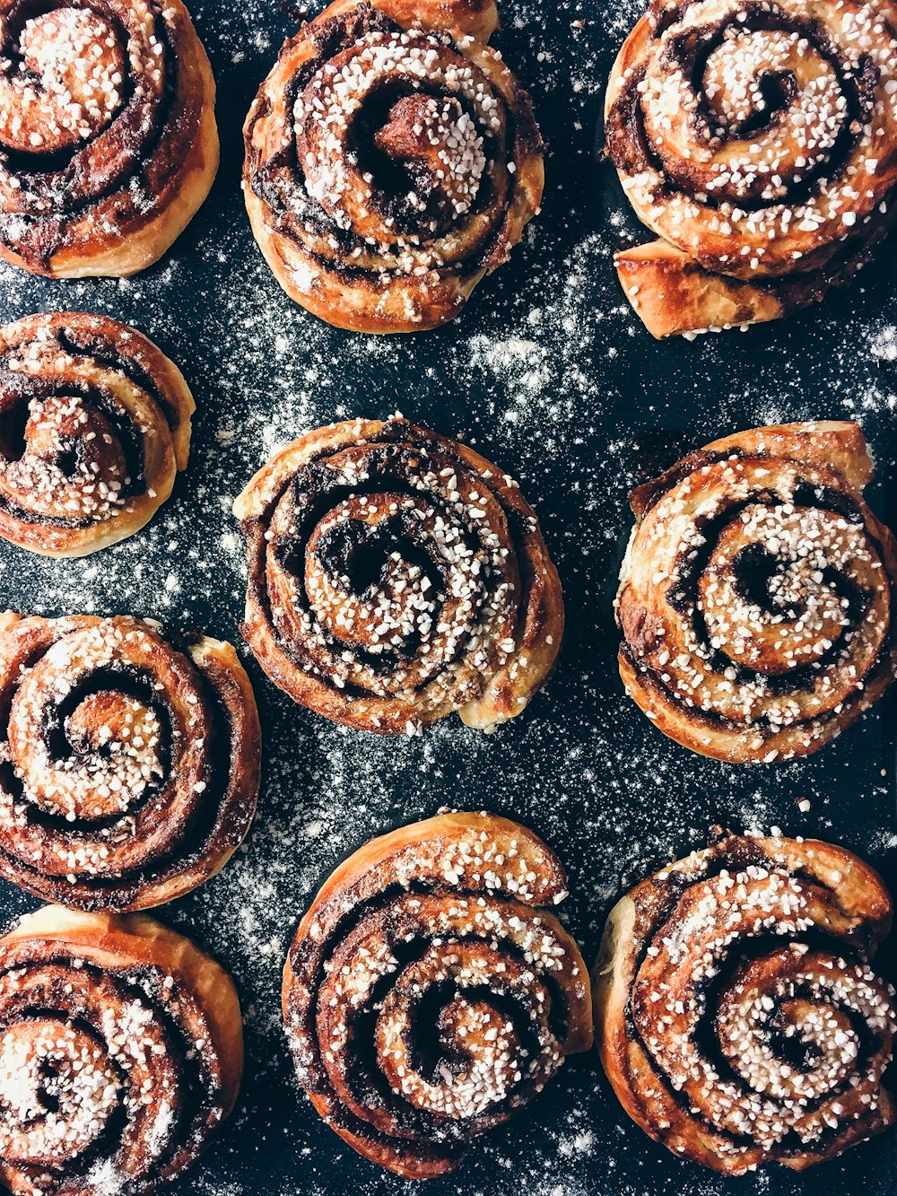 Maple Pecan Danish: Toasted pecans, maple glaze, flaky layers.